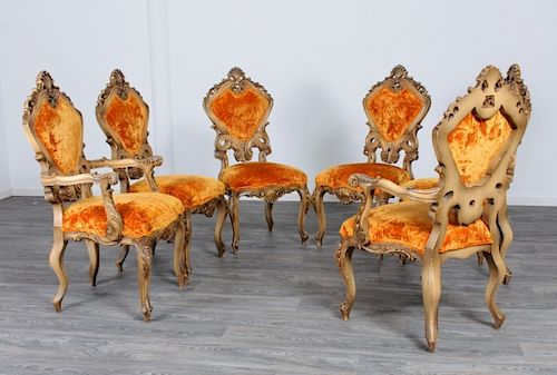 VENETIAN STYLE DINING CHAIRS