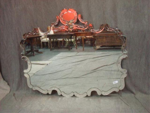 Venetian Style Etched Mirror.