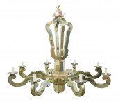 VENETIAN-STYLE GLASS CHANDELIE