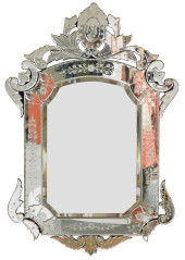 VENETIAN STYLE MIRROR, 20TH C.