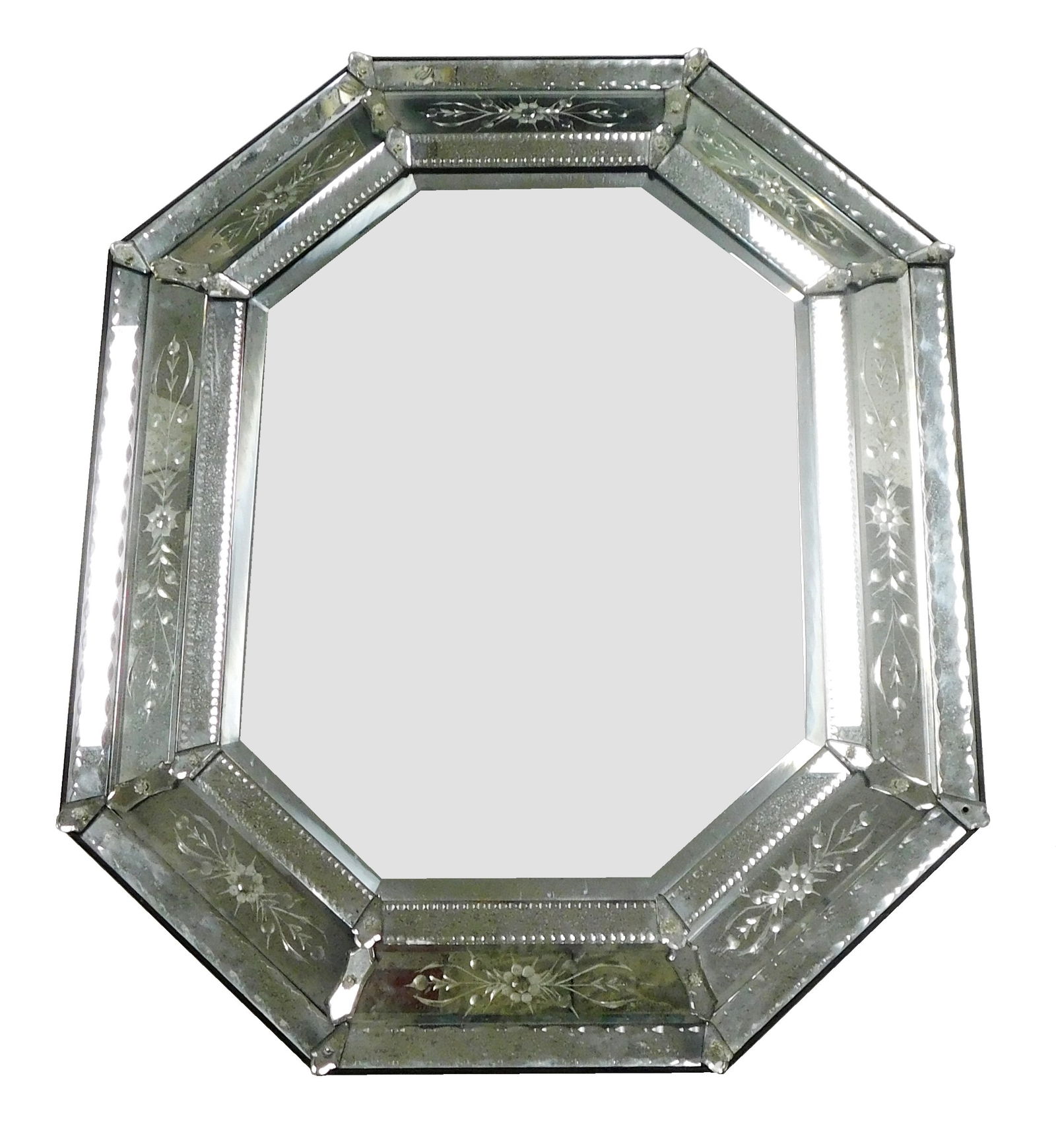 VENETIAN STYLE MIRROR, 20TH C.,