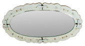 VENETIAN STYLE OVAL ETCHED WAL