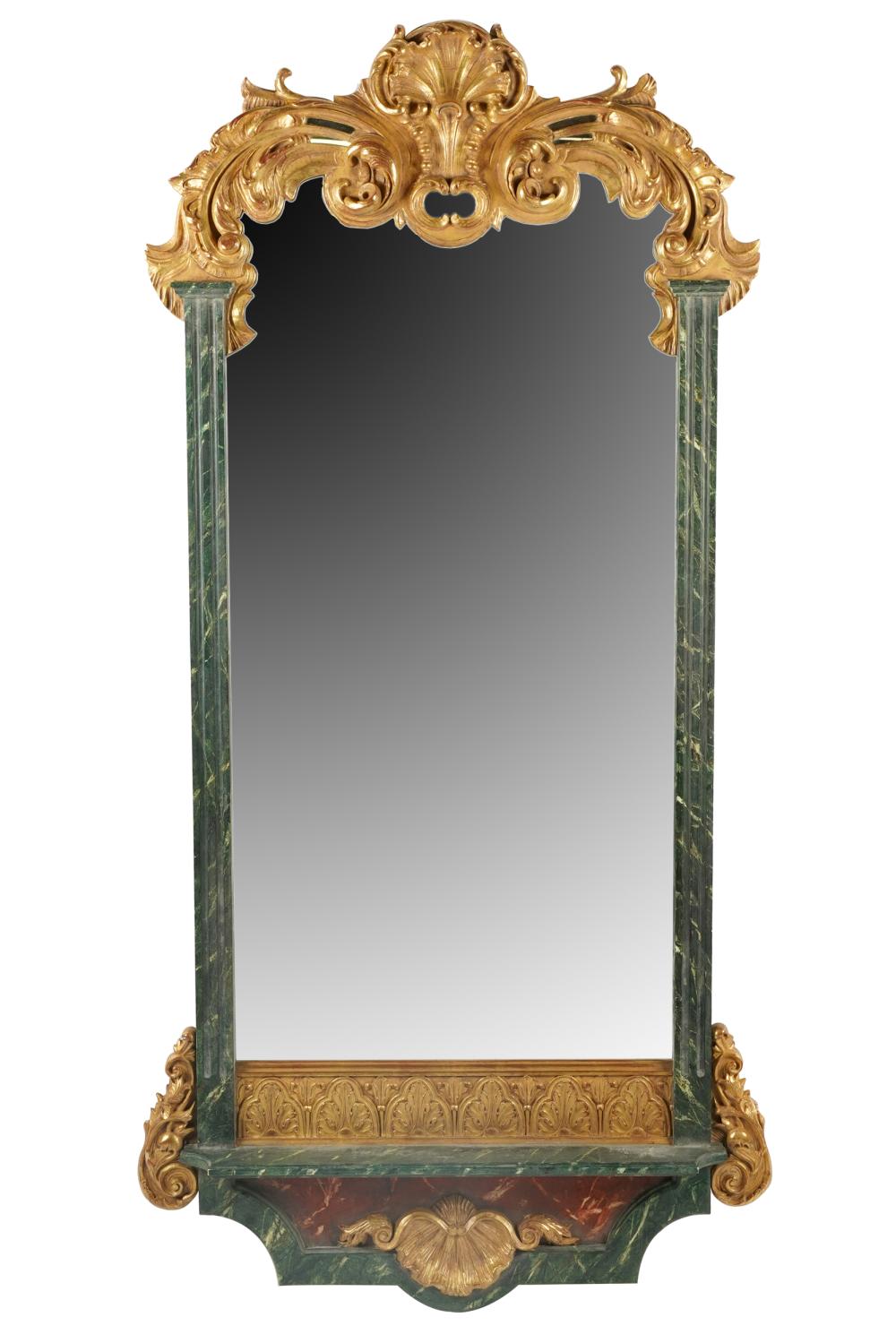 VENETIAN STYLE PAINTED & PARCEL