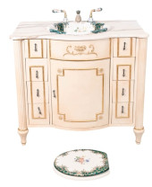 VENETIAN STYLE PAINTED PORCELA