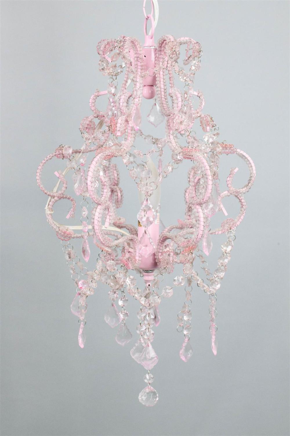 VENETIAN STYLE PINK PAINTED AND