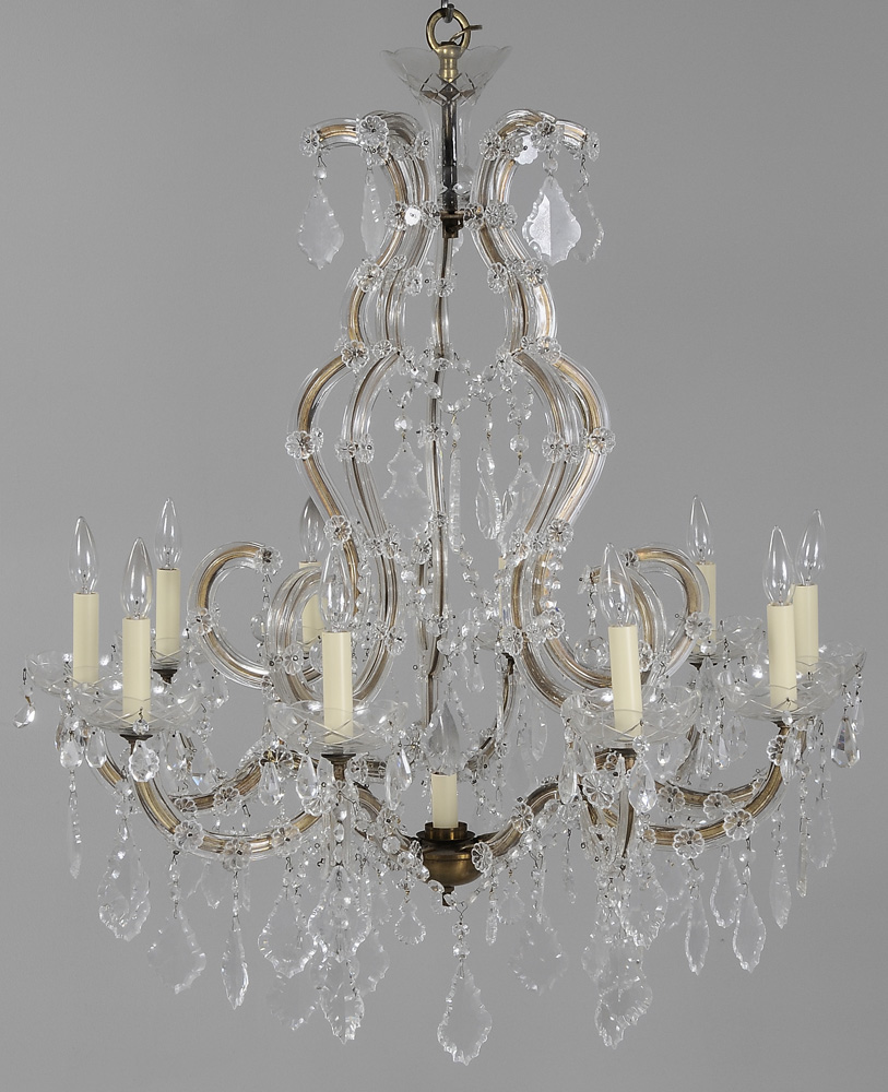 Venetian Style Ten-Light Chandelier