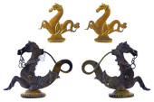 VENETIAN THEMED BOOKENDS AND A
