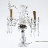 VENETIAN TWO LIGHT CANDELABRA,