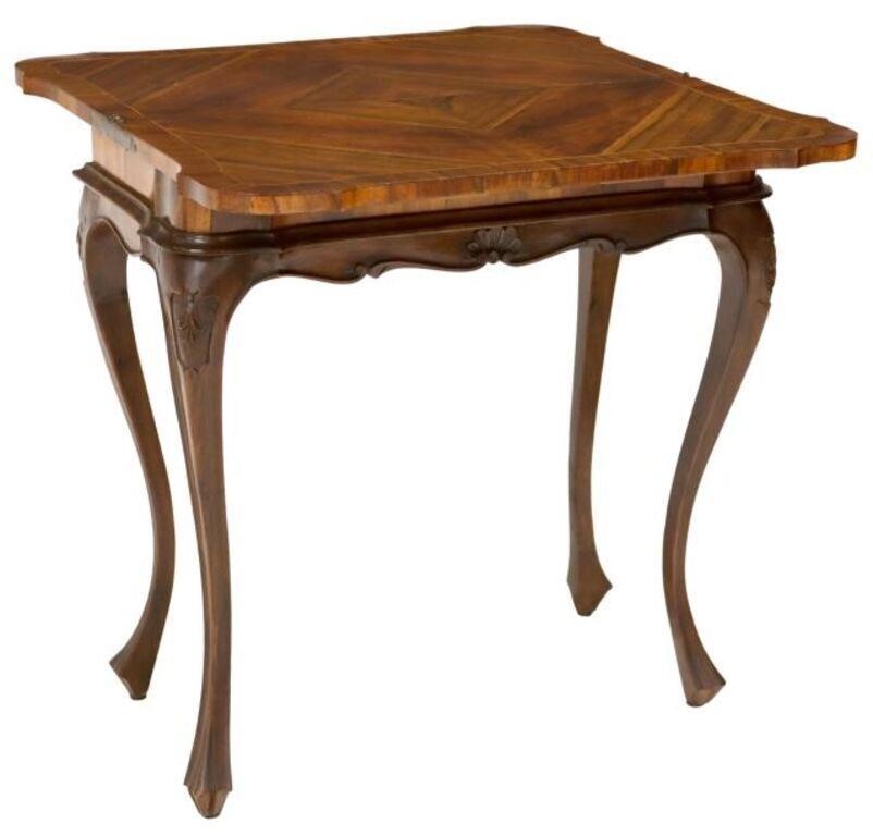 VENETIAN WALNUT FLIP-TOP CARD