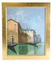 VENICE CANAL SCENE SIGNED "FAL