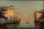 VENICE OIL ON CANVASAn 1940s o