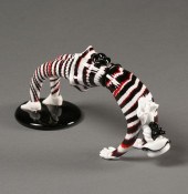 Venini Arlecchino glass figure