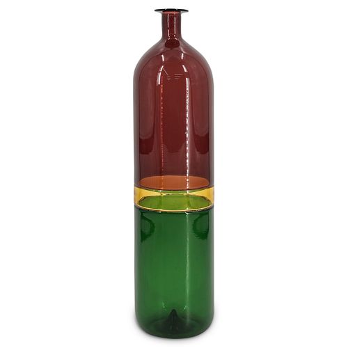 VENINI ART GLASS VASEDESCRIPTION: