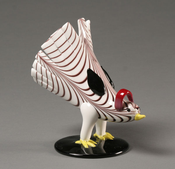 Venini e C. Gallina glass figurine,