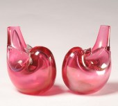 Venini e C. Iridato bird figur