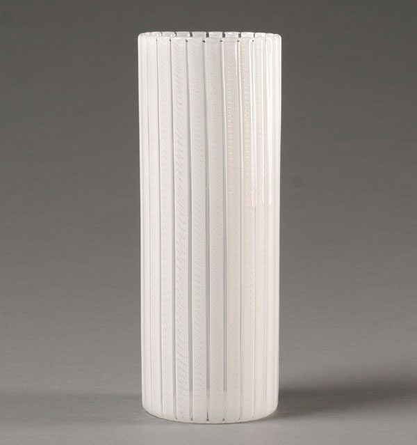 Venini Murano Art Glass Cylinder