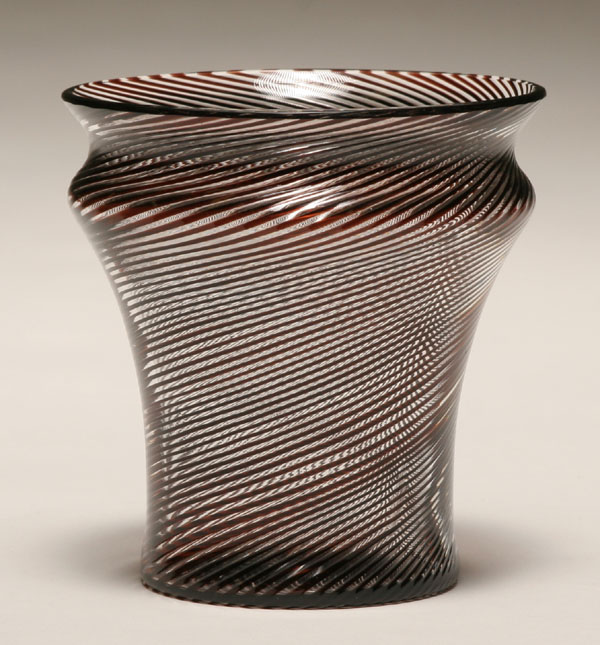 Venini Murano art glass vase,