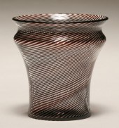 Venini Murano art glass vase,