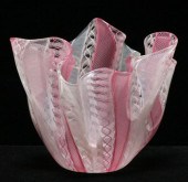 Venini pink zanfirico fazzolet