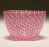 Venini Reticello glass vase. B