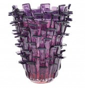 VENINI 'RITAGLI' AMETHYST VASE