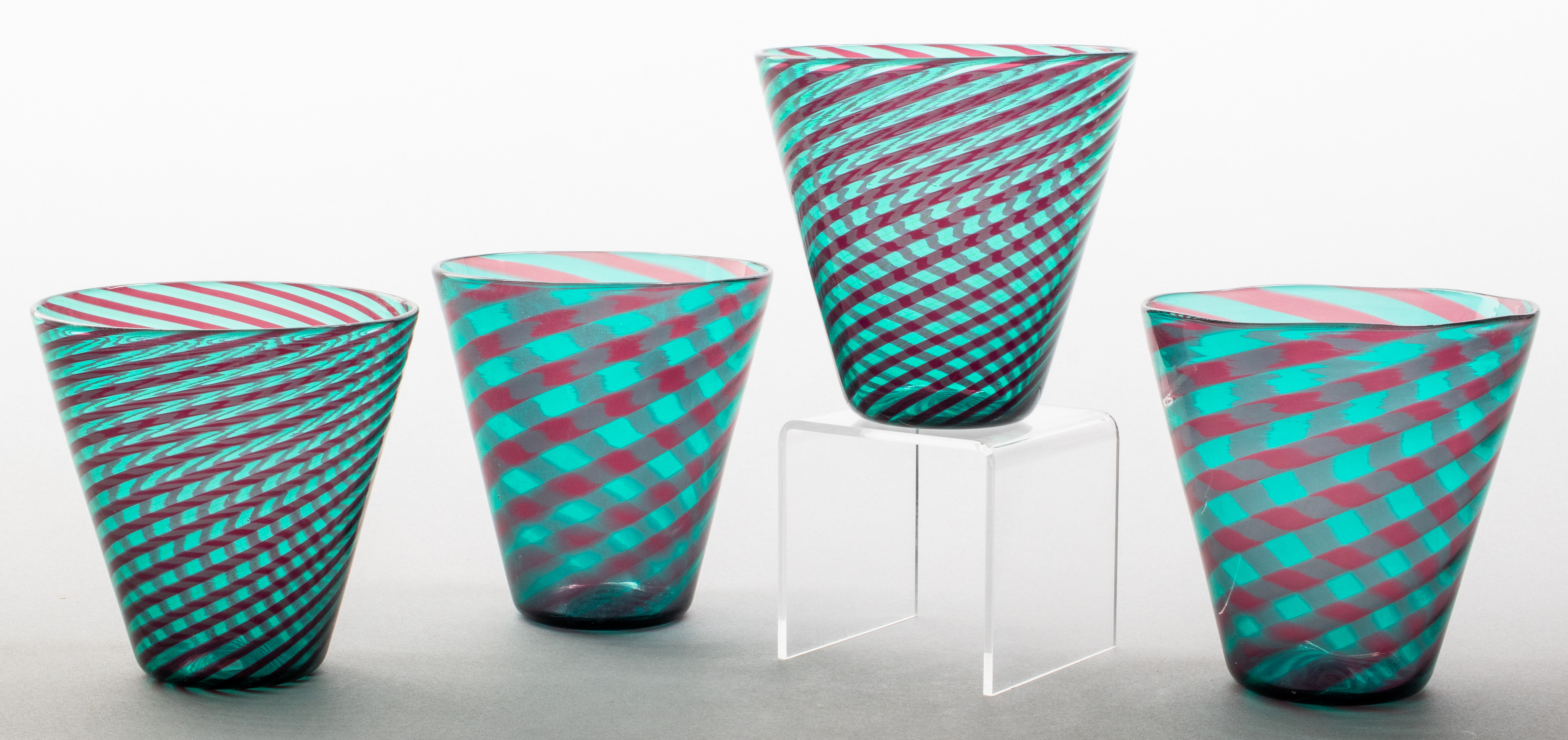 VENINI STYLE MURANO SWIRL GLASS