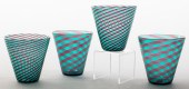 VENINI STYLE MURANO SWIRL GLAS