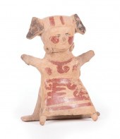 VERACRUZ PAINTED POTTERY FIGUR