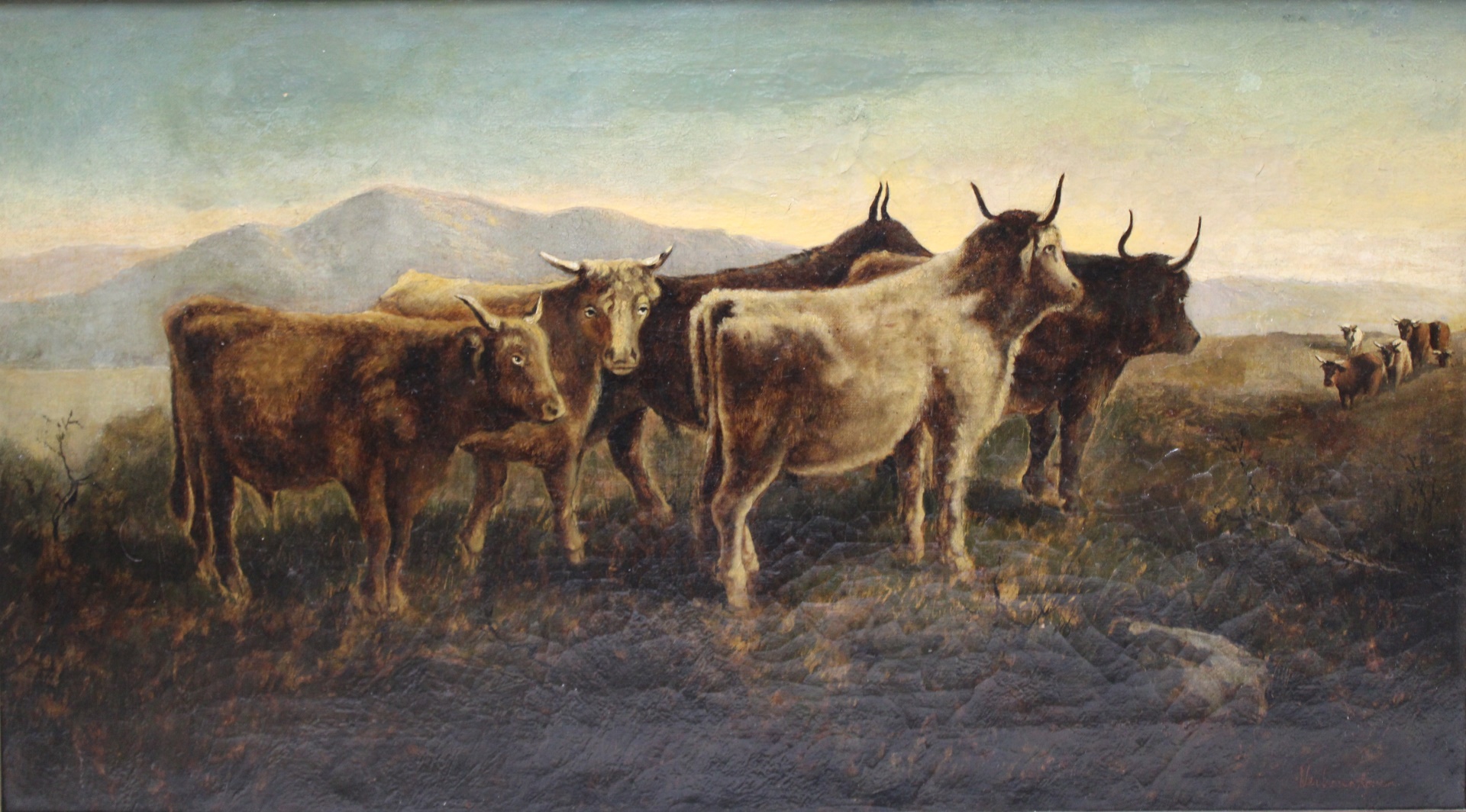 VERBOECKHOVEN. SIGNED OIL ON CANVAS