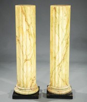 VERDE ANTICO FAUX MARBRE COLUM