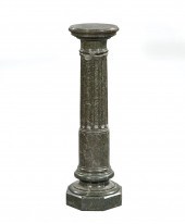 VERDE ANTICO MARBLE PEDESTALCo