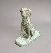 VERDIGRIS BRONZE STATUE OF A D