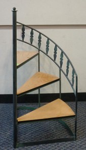 VERDIGRIS METAL AND MAHOGANY S