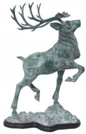 VERDIGRIS PATINATED BRONZE STA