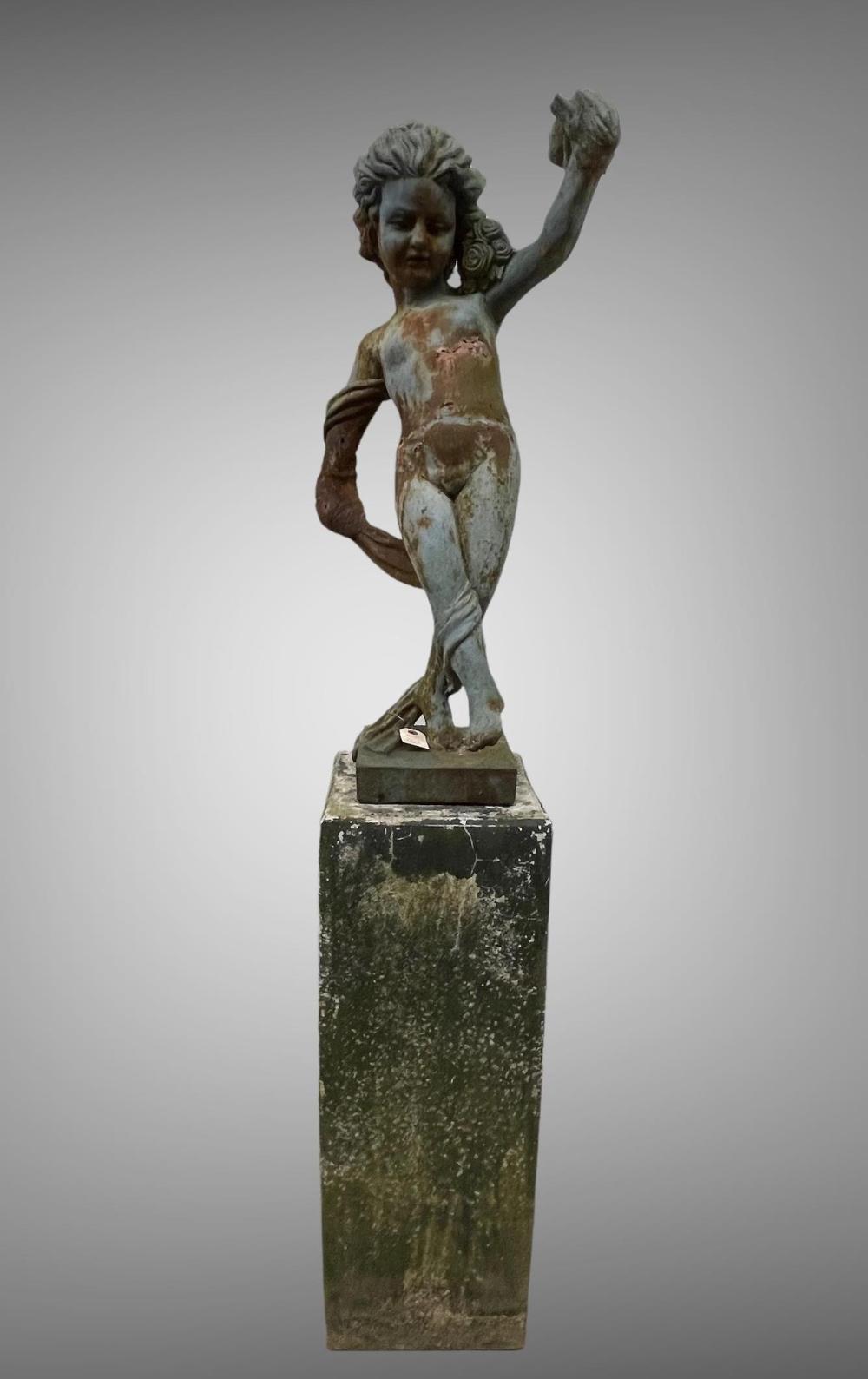 VERDIGRIS PATINATED CAST IRON