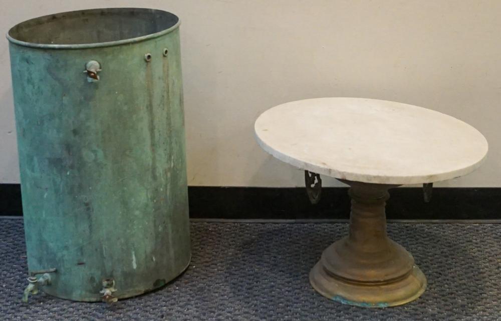 VERDIGRIS PATINATED METAL