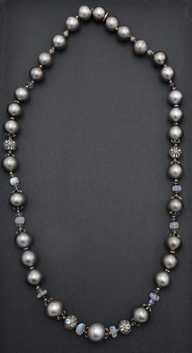 VERDURA CLASPED TAHITIAN BLACK