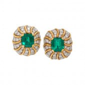 VERDURA, EMERALD AND DIAMOND E