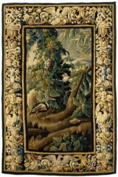 Verdure tapestry fragment, rec