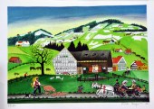 Verena Broger Signed Lithograp