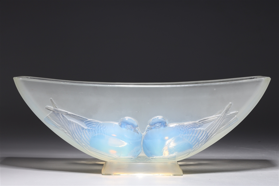 Verlys art glass bowl with