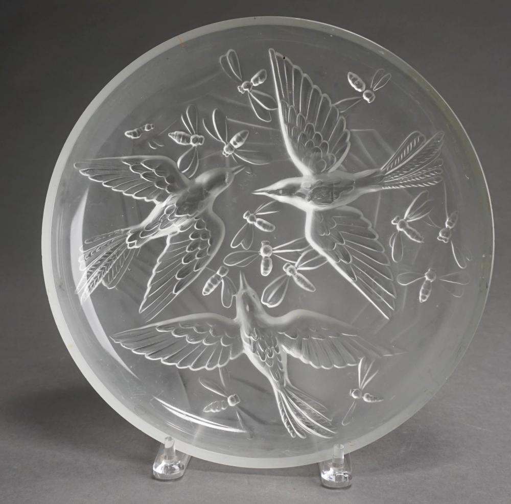 VERLYS FROSTED GLASS CHARGER, D: 12