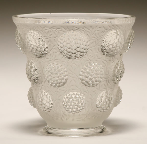 Verlys "Gems" frosted art glass
