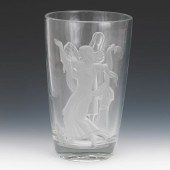 VERLYS GLASS SEASONS VASE 8 ¼"
