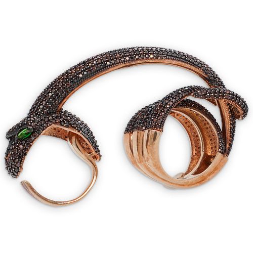 VERMEIL STERLING DESIGNER TWO