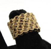 VERMEIL WIDE SILVER & GOLD PLA