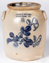 VERMONT STONEWARE LIDDED TWO-G