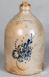 VERMONT TWO-GALLON STONEWARE J