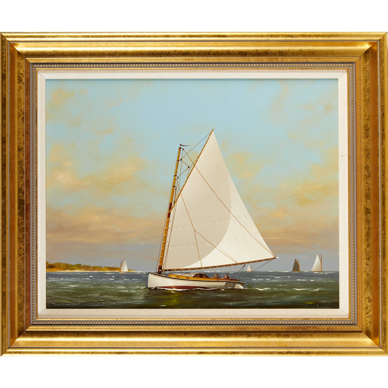 VERN BROE, OIL ON BOARD Vern Broe