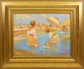 VERN BROE OIL ON BOARD IMPRESS